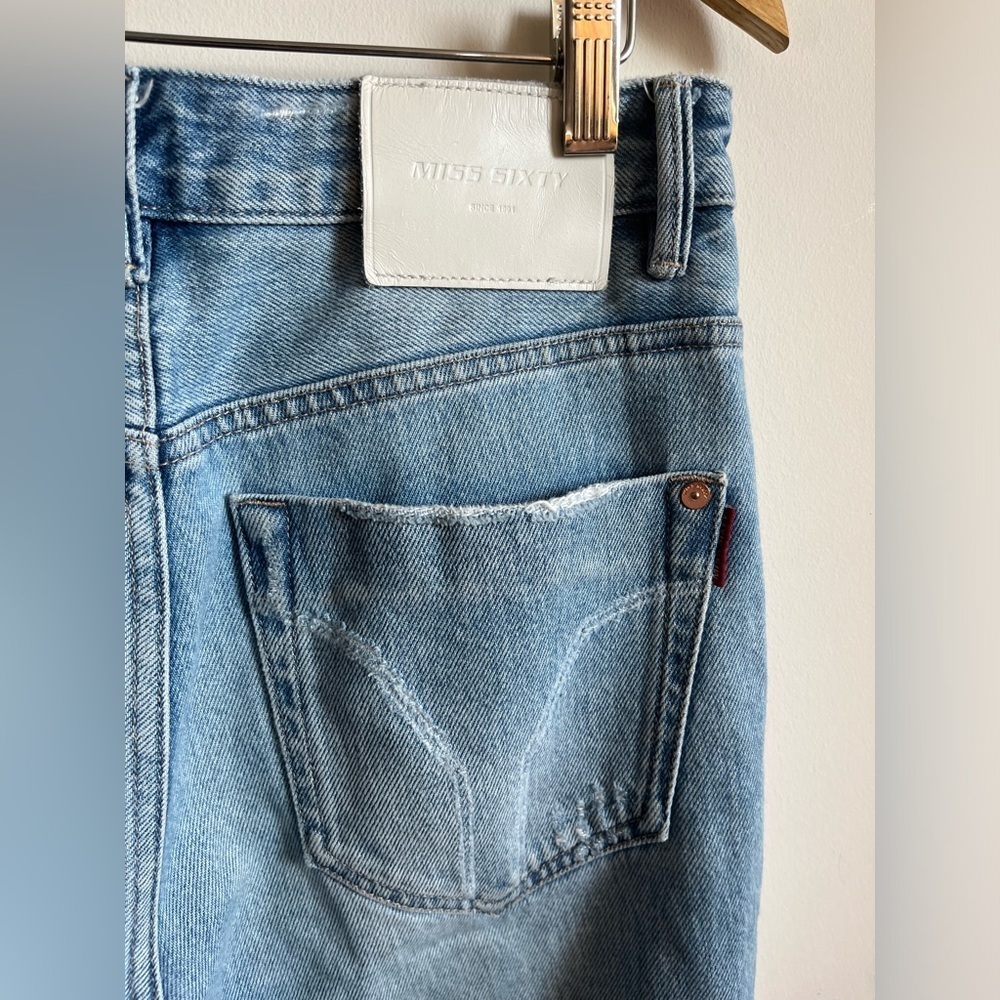 MISS SIXTY Everyday MS3 Light Blue Distressed Jeans - Picture 10 of 16
